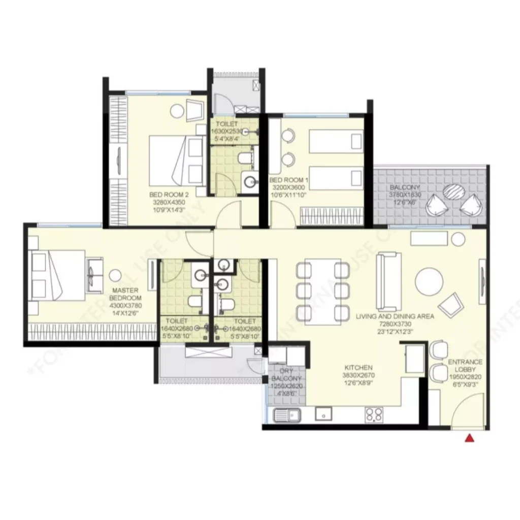 Malpani Soul Strings 3 BHK